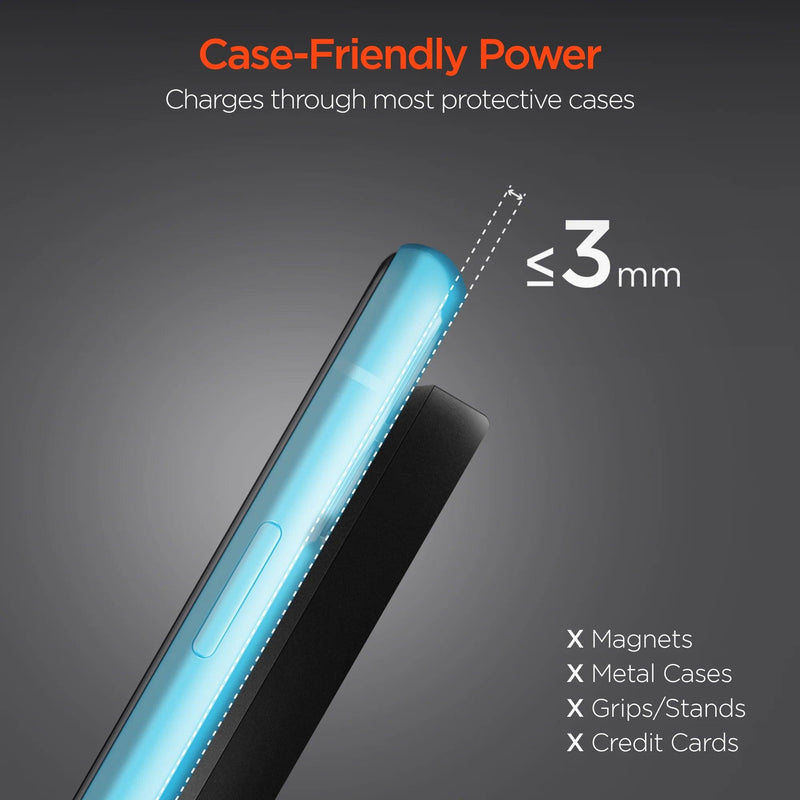 HyperGear - Qi 10W Wireless Fast Charging Stand | Black - Limolin 