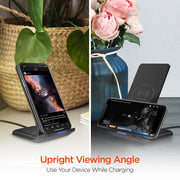 HyperGear - Qi 10W Wireless Fast Charging Stand | Black - Limolin 