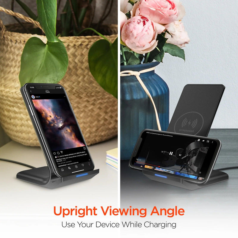 HyperGear - Qi 10W Wireless Fast Charging Stand | Black - Limolin 
