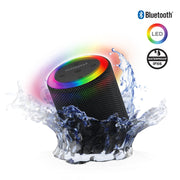 HyperGear - Speaker - Halo Waterproof Led Wireless Speaker | Black - Limolin 