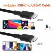 HyperGear - Speedboost 25W Usb-C & 12W Usb Wall Kit With Pd/Pps And 6Ft Usb-C Cable | Black - Limolin 