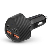 HyperGear - Speedboost 50W Quad Car Charger With Dual 25W Usb-C Pd/Pps - Limolin 