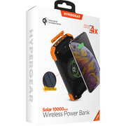 HyperGear - Wireless Solar Power Bank | Black | 10,000Mah - Limolin 