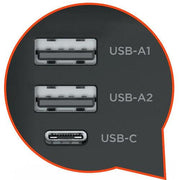 HyperGear - Worldcharge Universal Travel Adapter With Usb-C | Black - Limolin 