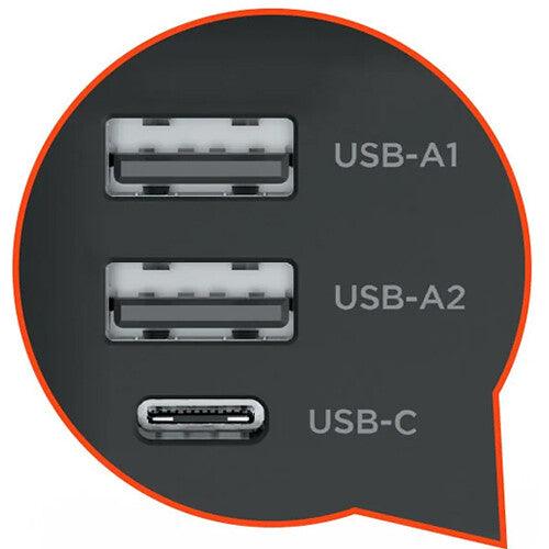 HyperGear - Worldcharge Universal Travel Adapter With Usb-C | Black - Limolin 