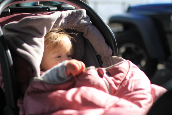 7AM - Car Seat Cocoon - Metallic Lilac - 0-12M