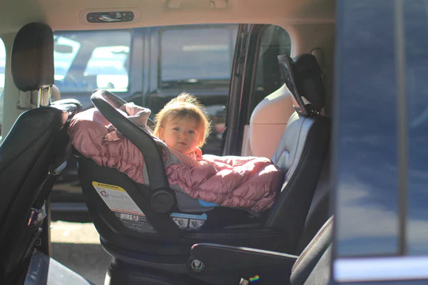 7AM - Car Seat Cocoon - Metallic Lilac - 0-12M