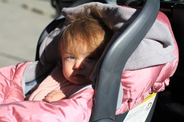 7AM - Car Seat Cocoon - Metallic Lilac - 0-12M