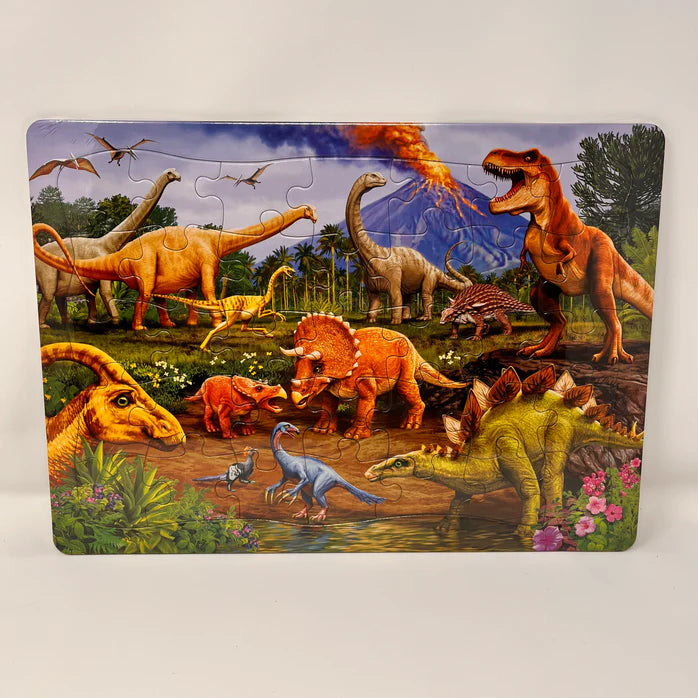 Cobble Hill - 35 Piece Tray Puzzle - Triceratops & Friends