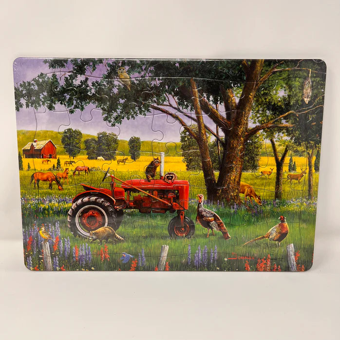 Cobble Hill - 35 Piece Tray Puzzle - Red Tractor