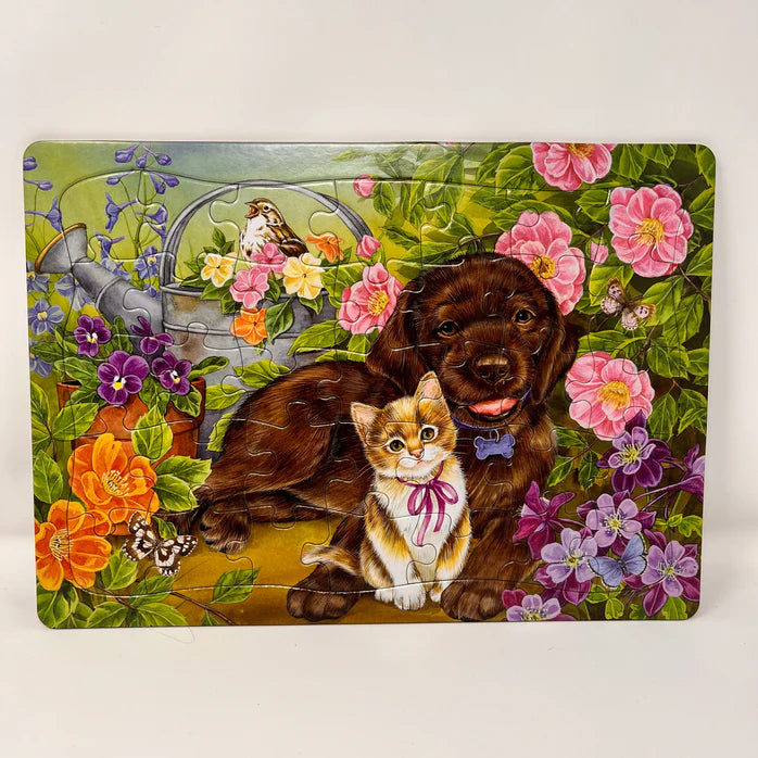 Cobble Hill - 35 Piece Tray Puzzle - Calico and Chocolate