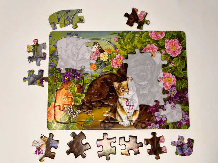 Cobble Hill - 35 Piece Tray Puzzle - Calico and Chocolate