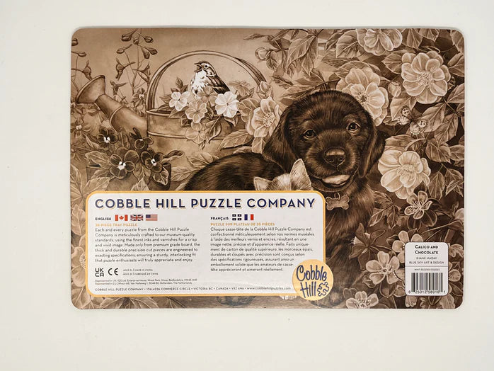 Cobble Hill - 35 Piece Tray Puzzle - Calico and Chocolate
