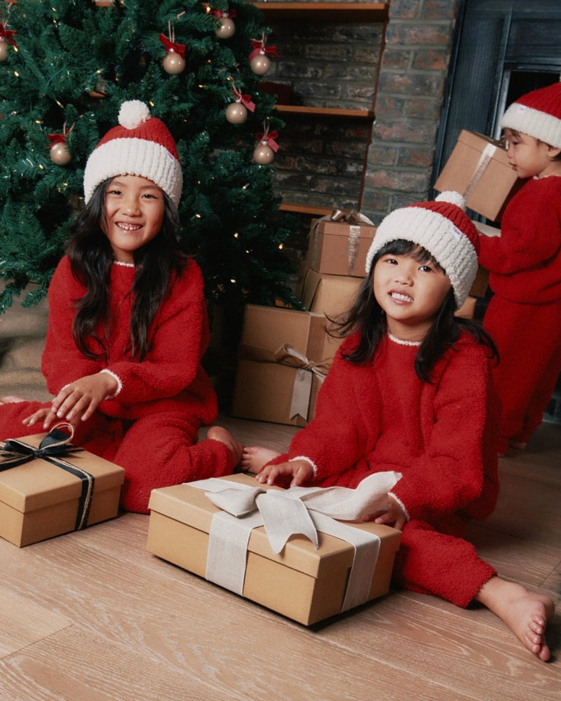 Santa Beanie • Fuzzy Holiday