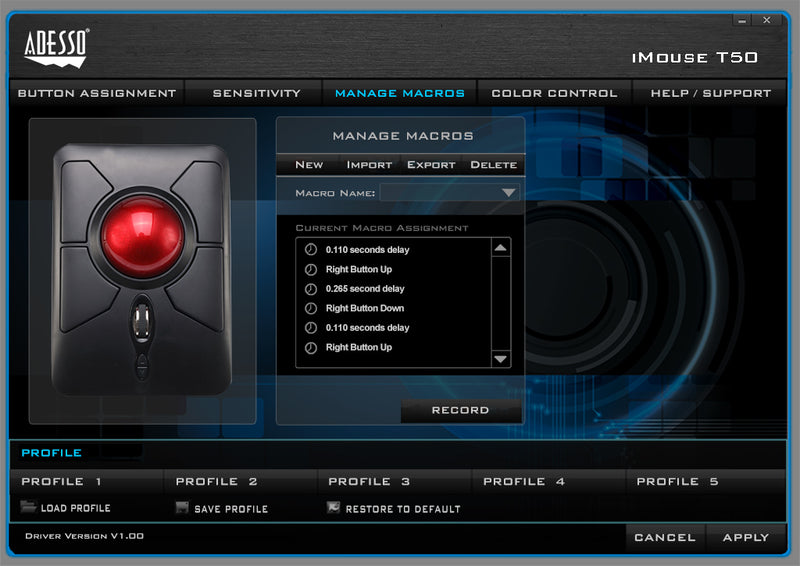 Adesso IMOUSE-T50 additional view 6
