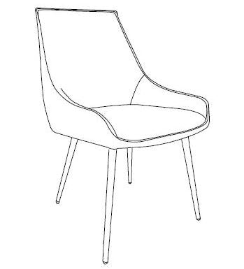 BOWRING - Idalia Dining Chair, Olive