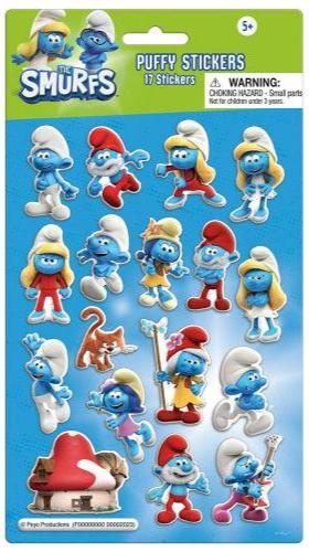 Inkology - Smurfs - Puffy Stickers - Limolin 