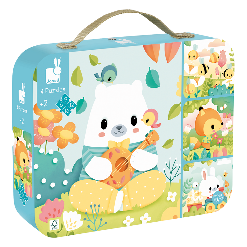 PURE: 4 PUZZLES (6-9-12-16pcs)