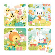 PURE: 4 PUZZLES (6-9-12-16pcs)