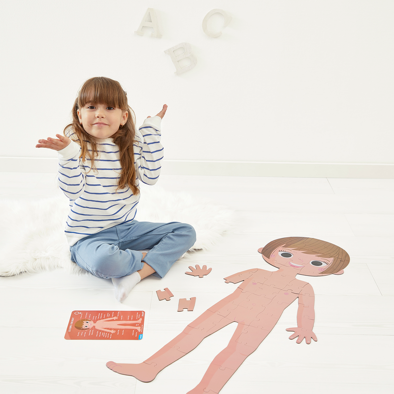 4 IN 1 EDUCATIONAL PUZZLE - HUMAN BODY