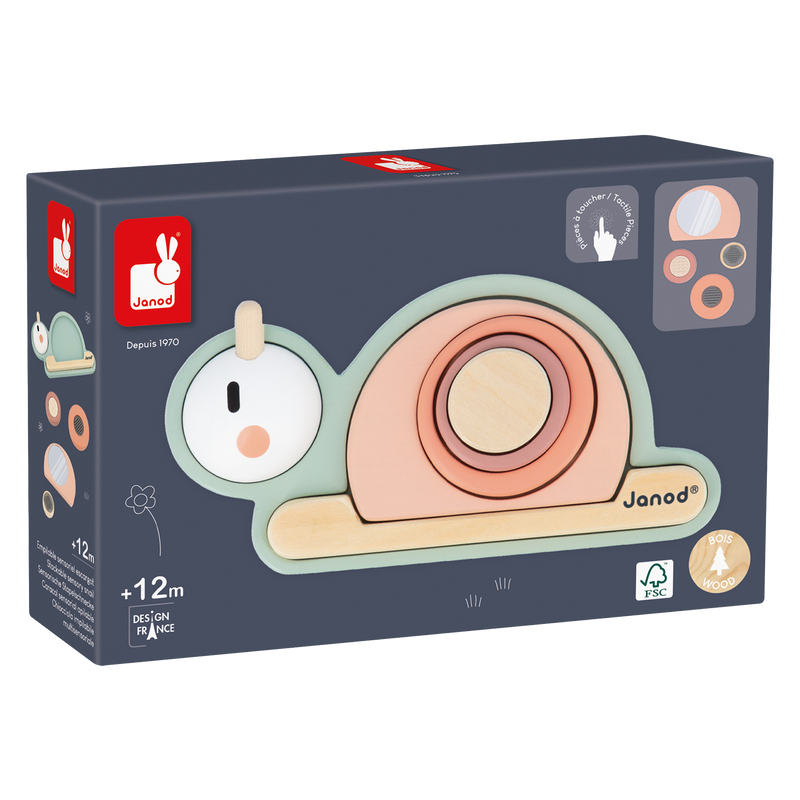 SWEET COCOON: STACKABLE SENSORY SNAIL