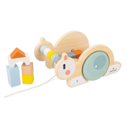 SWEET COCOON: PULL-ALONG SNAIL CUBE TROLLEY