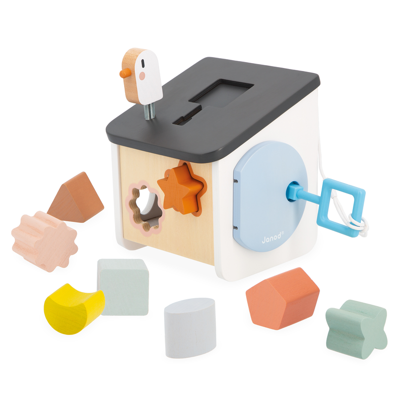 SWEET COCOON: BIRD HOUSE SHAPE SORTER