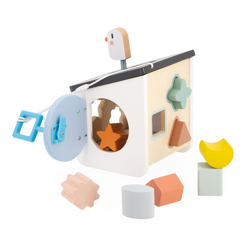 SWEET COCOON: BIRD HOUSE SHAPE SORTER