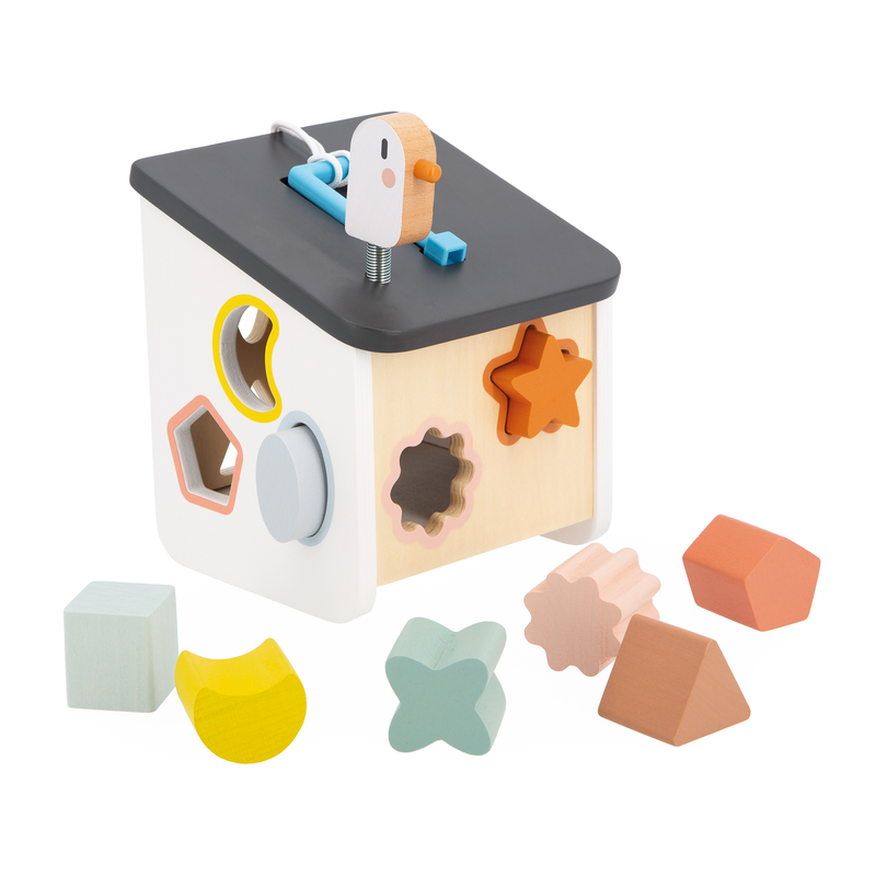 SWEET COCOON: BIRD HOUSE SHAPE SORTER