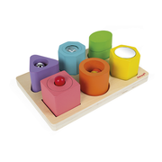 IWOOD SHAPES & PUZZLE - 6 BLOCKS