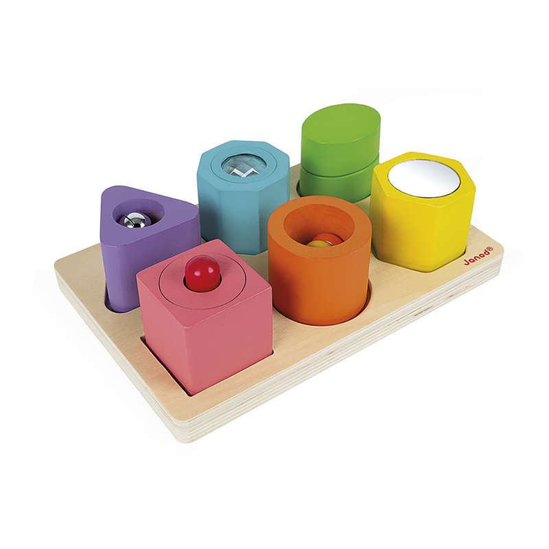 IWOOD SHAPES & PUZZLE - 6 BLOCKS