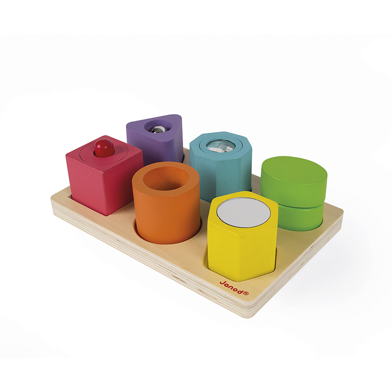 IWOOD SHAPES & PUZZLE - 6 BLOCKS