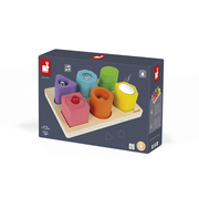 IWOOD SHAPES & PUZZLE - 6 BLOCKS