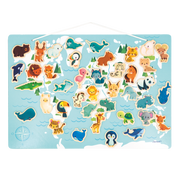 MINIKIDS - MAGNETIC WORLD MAP