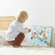 MINIKIDS - MAGNETIC WORLD MAP