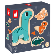 DINO - 4 PROGRESSIVE PUZZLES DINO