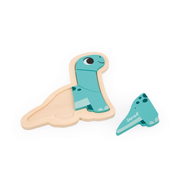DINO - 4 PROGRESSIVE PUZZLES DINO