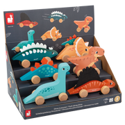 DINO - PUSH-ALONG DINOS (SOLD 6 UNITS - 6 MODELS)