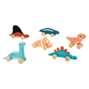 DINO - PUSH-ALONG DINOS (SOLD 6 UNITS - 6 MODELS)