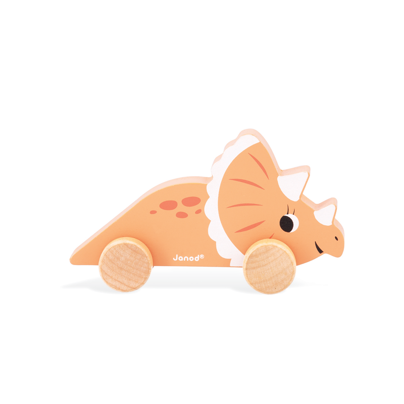 DINO - PUSH-ALONG DINOS (SOLD 6 UNITS - 6 MODELS)