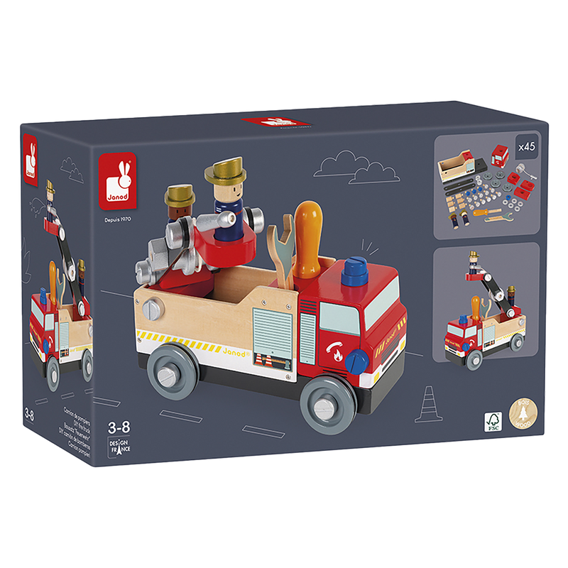 BRICO'KIDS - FIRE TRUCK TO BUILD