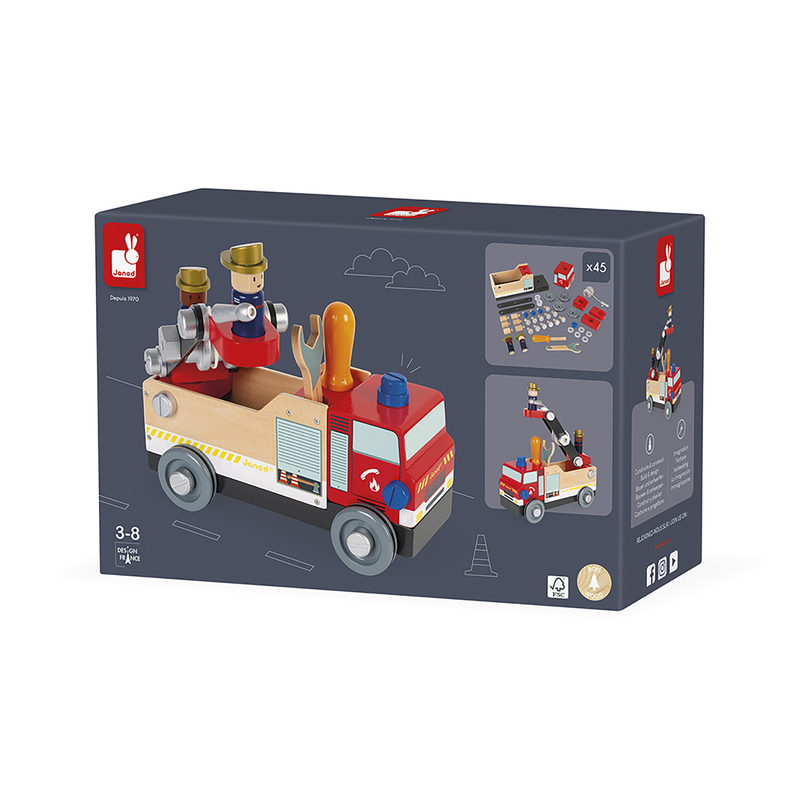 BRICO'KIDS - FIRE TRUCK TO BUILD