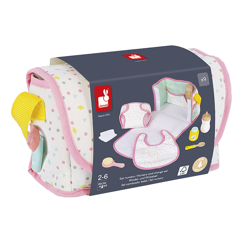 NURSERY & CHANGING DOLL SET