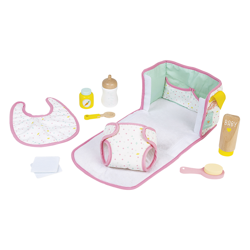 NURSERY & CHANGING DOLL SET