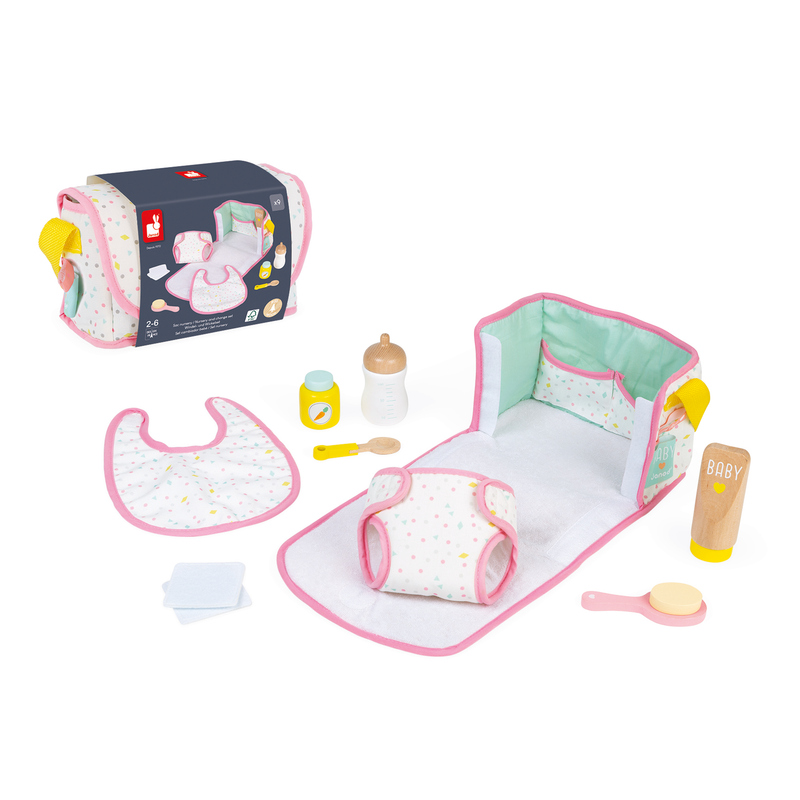 NURSERY & CHANGING DOLL SET
