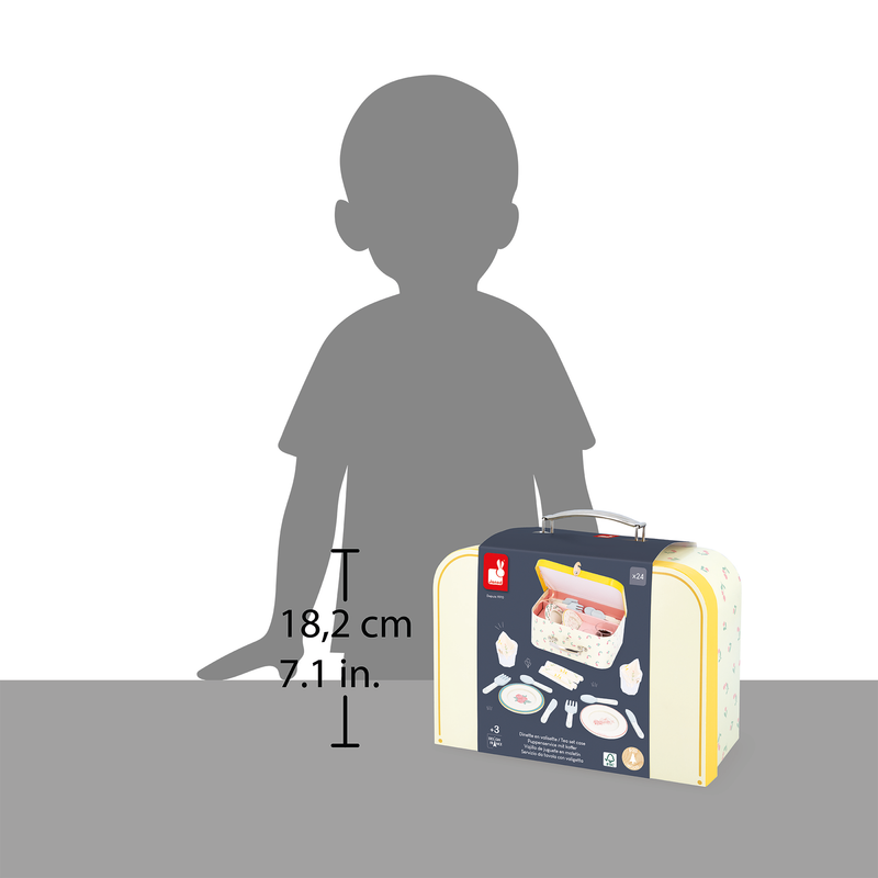 MAMIE SOLEIL: DINNER WARE SUITCASE