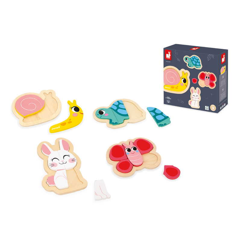 4-PROGRESSIVE PUZZLES - GARDEN