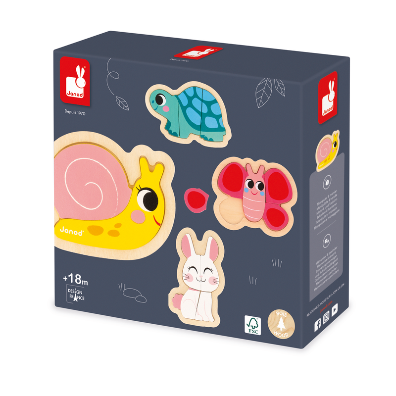4-PROGRESSIVE PUZZLES - GARDEN