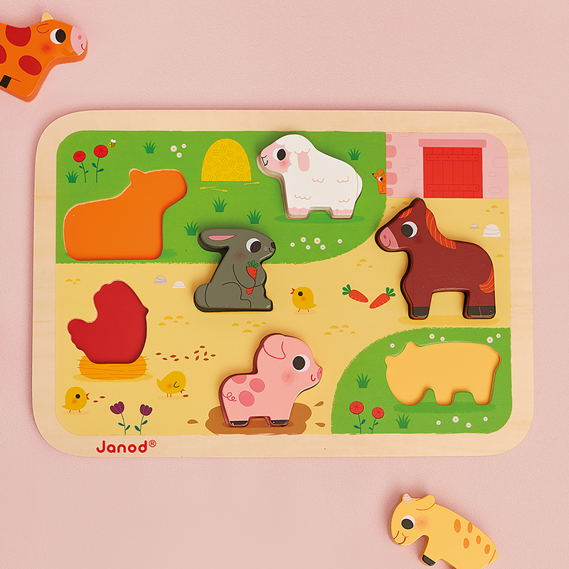 CHUNKY PUZZLE - AT THE FARM