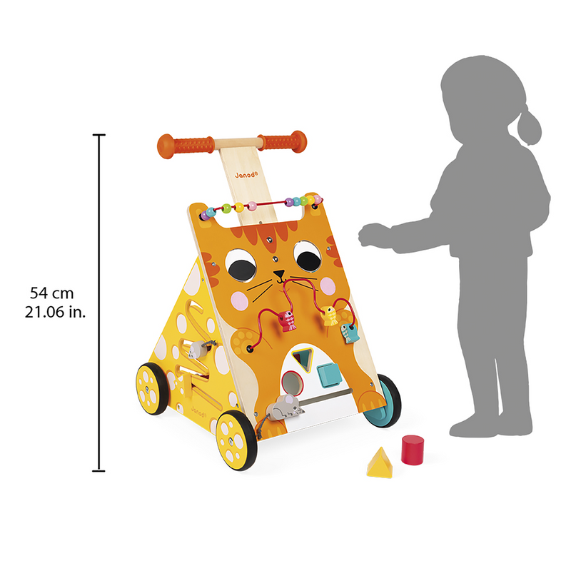 MULTI-ACTIVITIES CAT BABY WALKER